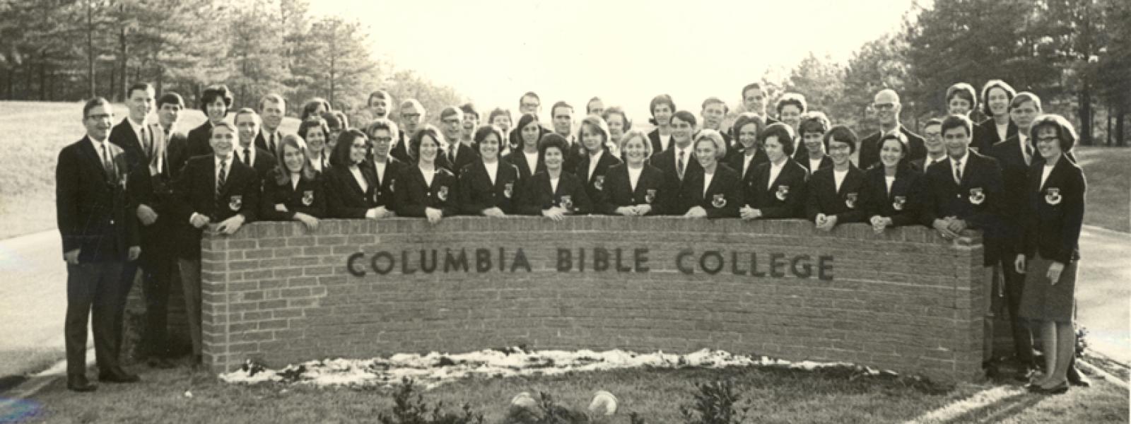 Columbia Bible College Ambassador Choir - late 1960s