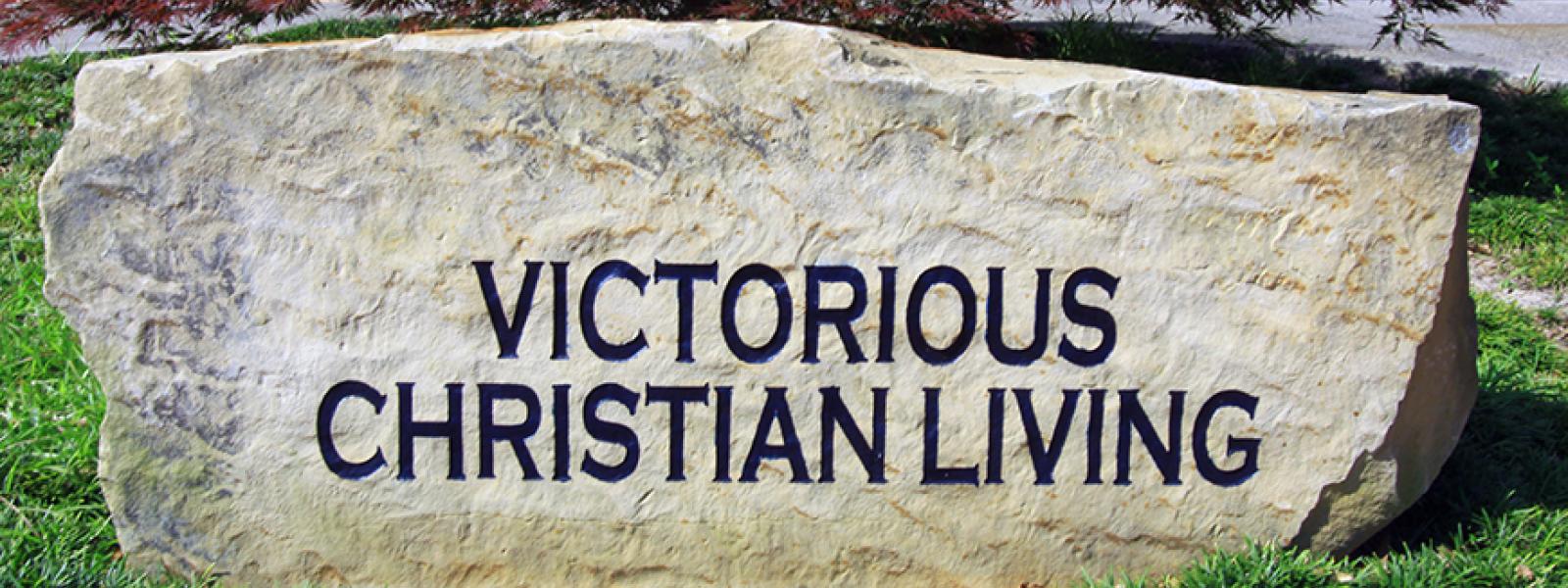 Victorious Christian Living Core Value Stone 