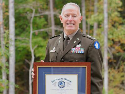 Chaplain (Col.) Larry Dabeck, 2021 Alumnus of the Year
