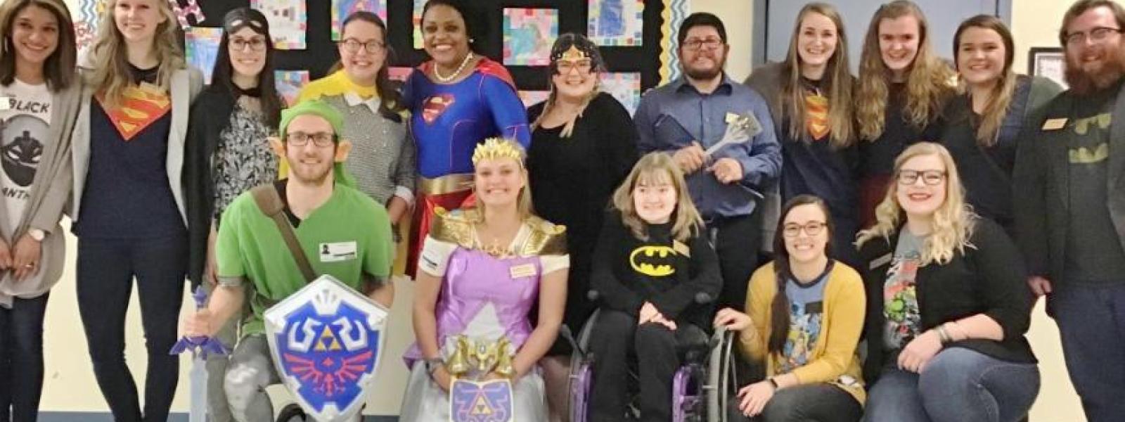 CIU students turned into Super Heroes. 