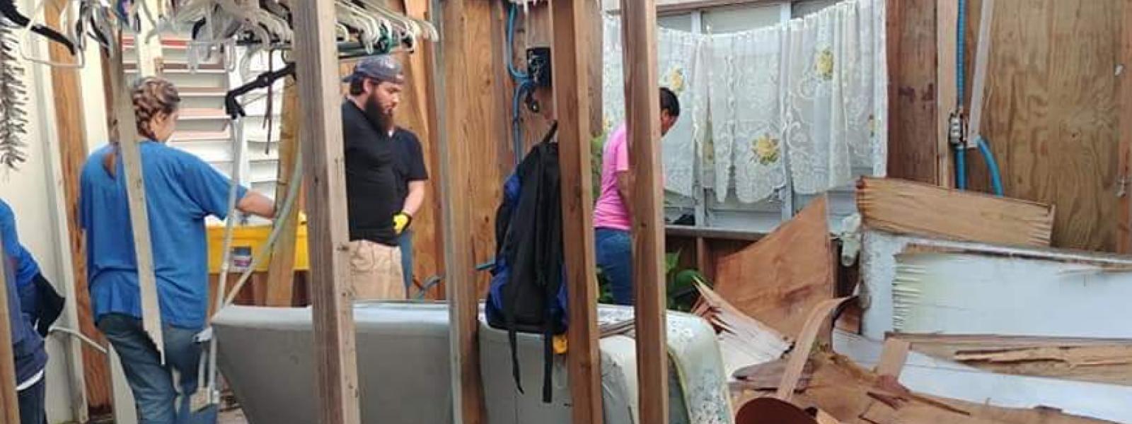 CIU students assist in disaster relief in Puerto Rico following Hurricane Maria.   