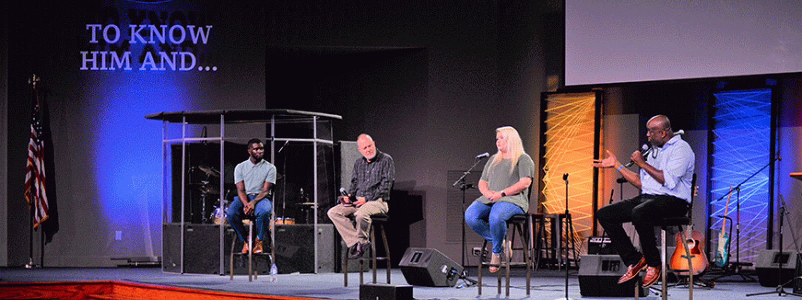 Panel discussion at The Gathering. 