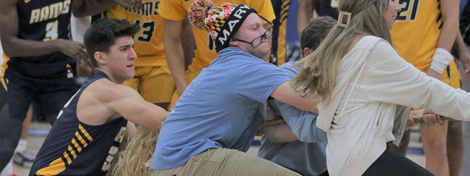 A Tug of War was part of the fun at Moore Madness. (Photos by Alexis Deason, CIU student photographer)