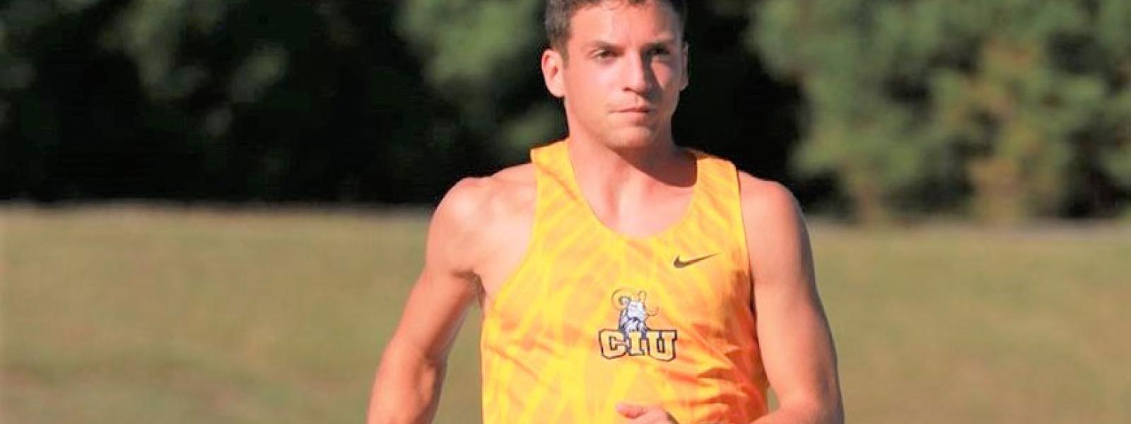 Blaise Shields was a track and field standout during his time at CIU. 