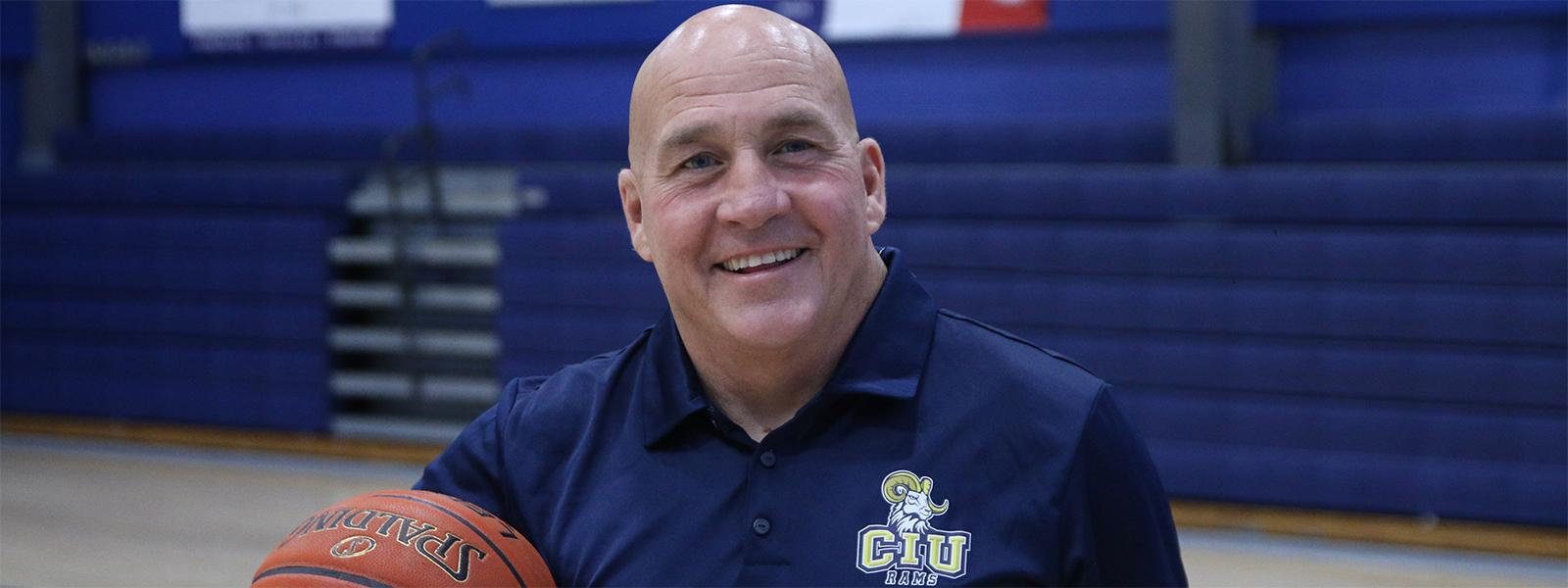 New CIU Rams women's head basketball coach Mike Fitzpatrick.  