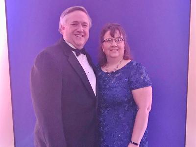 CIU President Dr. Mark Smith and First Lady Debbie Smith were guests at the Inaugural Ball, under the bright lights of the Columbia Metropolitan Convention Center.