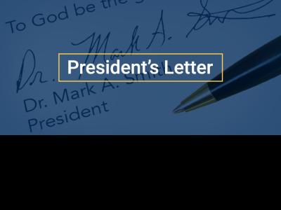 Letter from CIU President Mark Smith