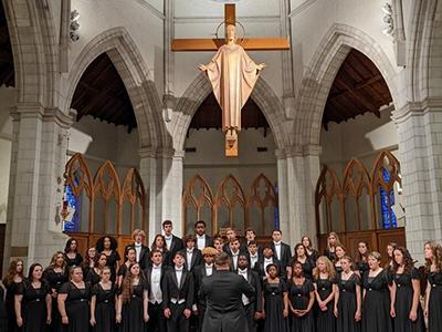 Ambassador Choir voices resound through St. Luke Episcopal Church in Orlando..  
