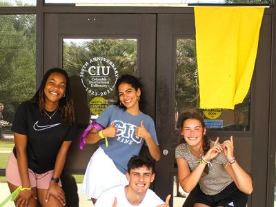 They captured the flag! (Photo by Chariti Mealing, CIU student photographer)