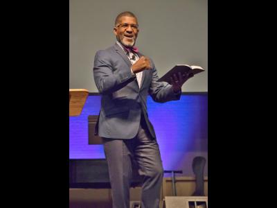 Pastor Darryl Gaddy speaks at CIU Black History Week 