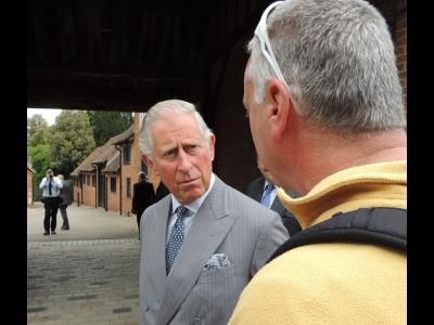 Dr. David Olshine meets Prince Charles 